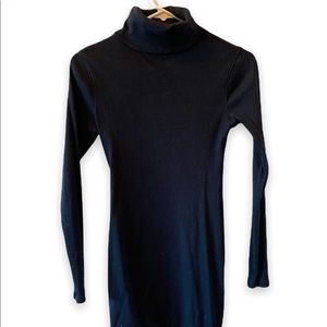 Tight, turtleneck dress
